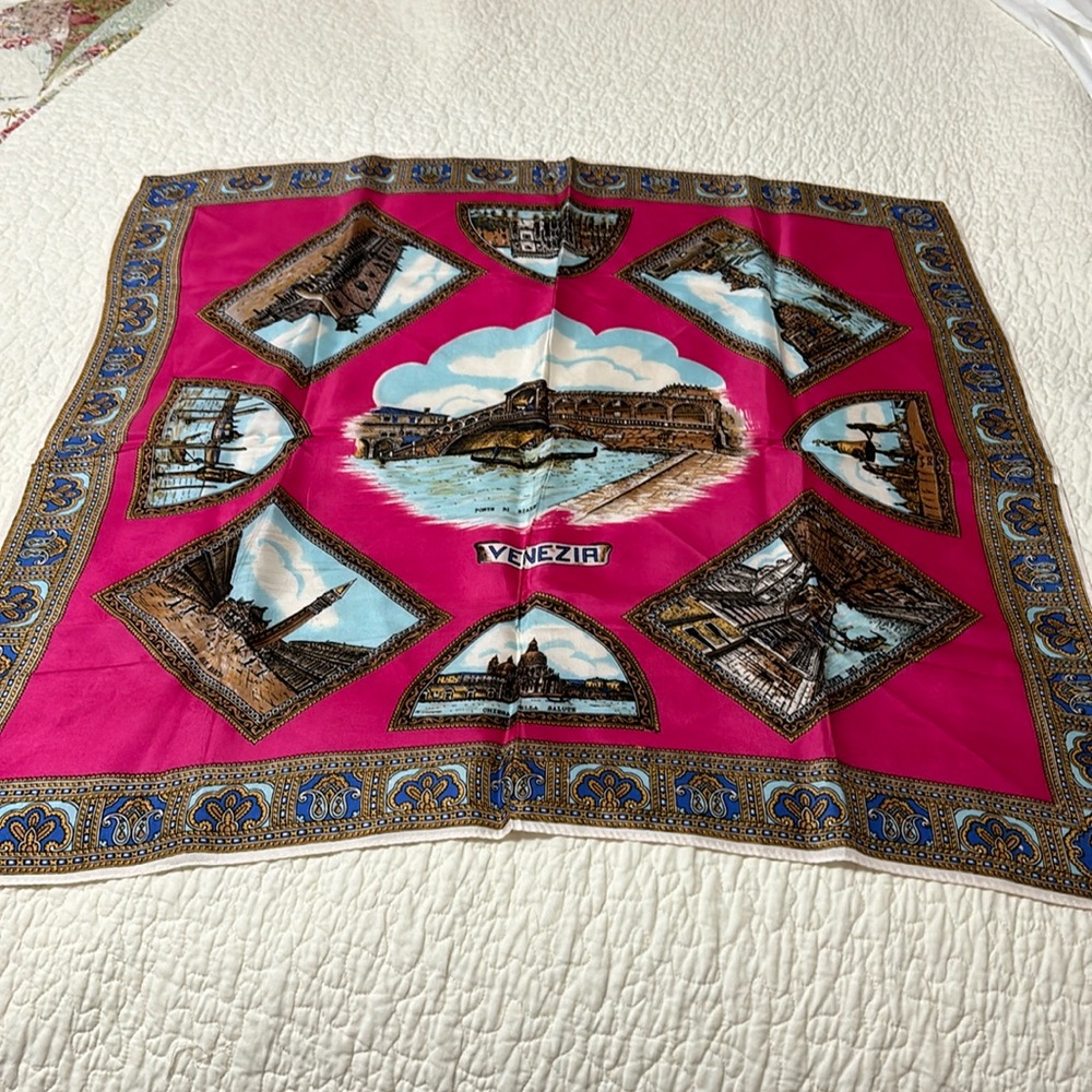 Vintage Italian scarf from Venice.